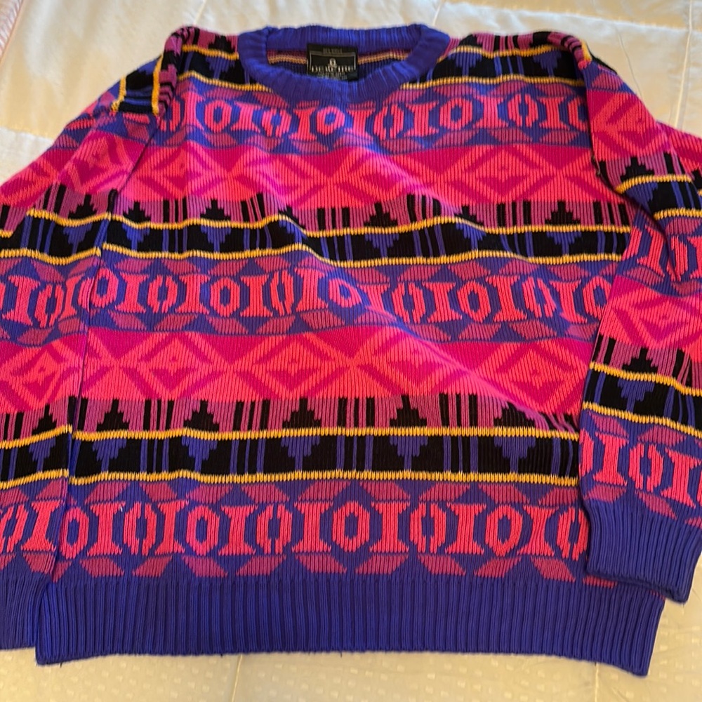 Vintage Demetre Multi Color Kids X-Large sweater